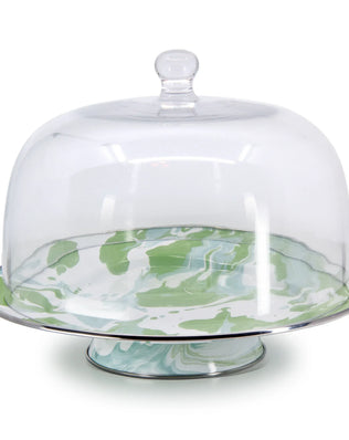 MM76 - Modern Monet Cake Plate - Golden Rabbit Enamelware
