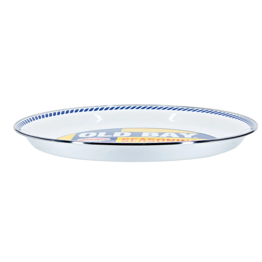 OB21 - Old Bay Medium Tray - Golden Rabbit Enamelware
