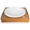 Cream Rolled Rim Plates - Set of 4