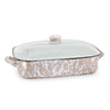 Taupe Swirl Roasting Pan