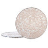 Taupe Swirl Chargers - Set of 2