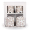 Taupe Swirl Salt & Pepper