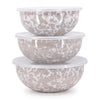 Taupe Swirl Mixing Bowls