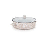 Taupe Swirl Small Saute Pan