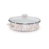 Taupe Swirl Large Saute Pan