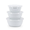 Solid White Nesting Bowls