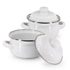Solid White Petite Tureens - Set of 2