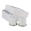 Solid White Salt & Pepper